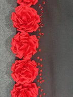 3D Flower Strapless Dress Party Dresses Ropa De Mujer French Banquet Elegant Gown Vestidos فساتين سهرة فساتين نسائيه انيقه