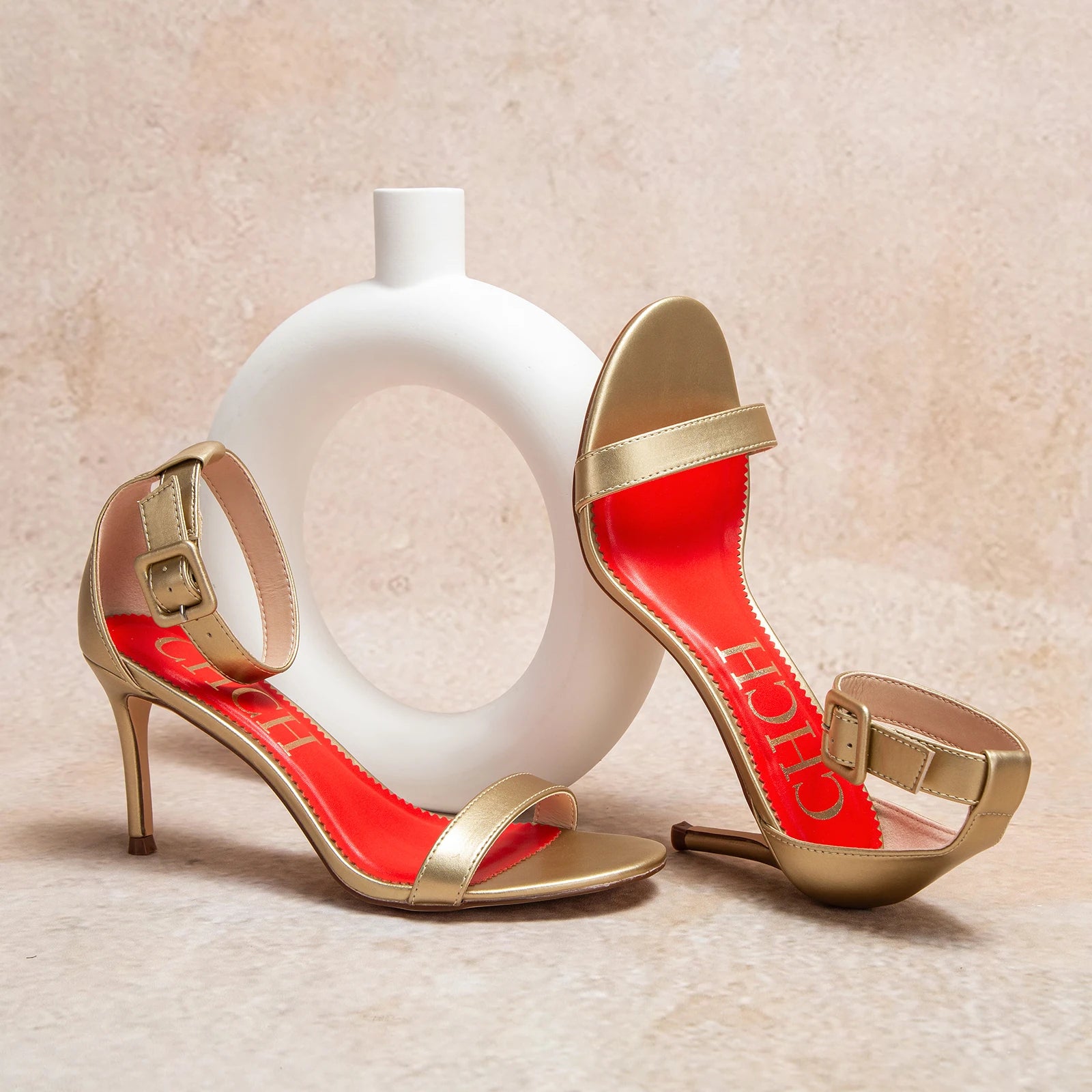 High heel sandals luxury brand 2025 summer new simple design wrap heel Girl Main image