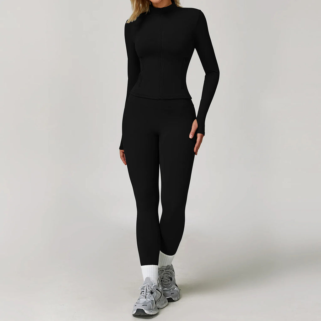 2/3PCS Yoga Suit Sports Set Gym Set Women Tracksuit Running Workout Clothes Long Sleeve Sports Bra Athletic Wear Yoga Clothing