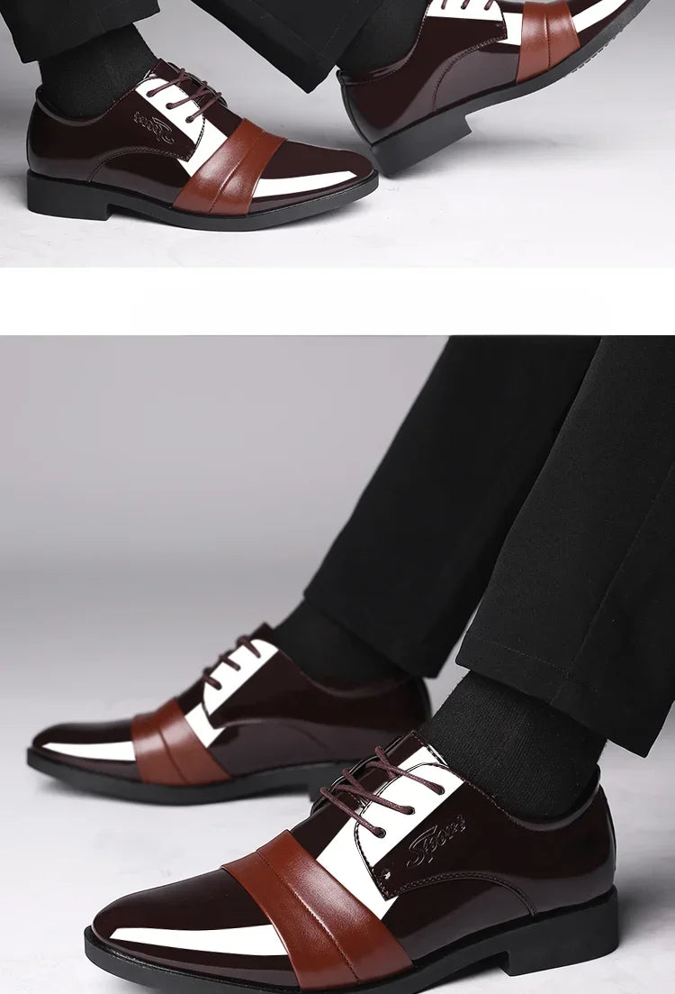 Business Dress Shoes Man Official Leather Casual Social Shoe for Men High Quality Fashion Footwear Office Elegant and Classic 39