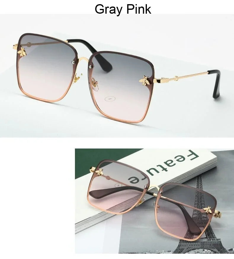 New Woman Luxury Brand Designer Fashion Unisex Sunglasses High Quality Sun Glasses Eyewear Ladies Female Glasses