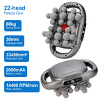 42-Heads Fascia Gun High-Frequency Vibration Body Massage Gun Back and Waist Massager Neck Shoulder Massager Muscle masajeador