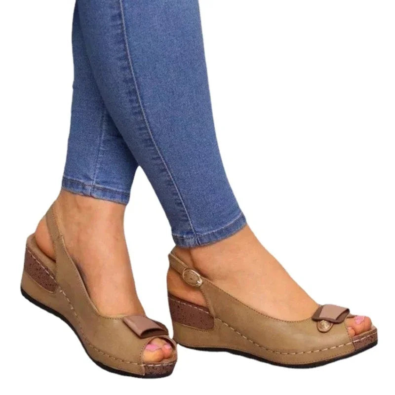 Chunky Platform Wedges Slipper  Sandals summer 2025 shoes for women Open Toe Shoes Sandals Women platform shoes