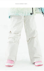 VECTOR Ski Pants Boys Girls Children Outdoor High-quality Windproof, Waterproof and Warm Snow Winter Ski Snowboard Pants Brand