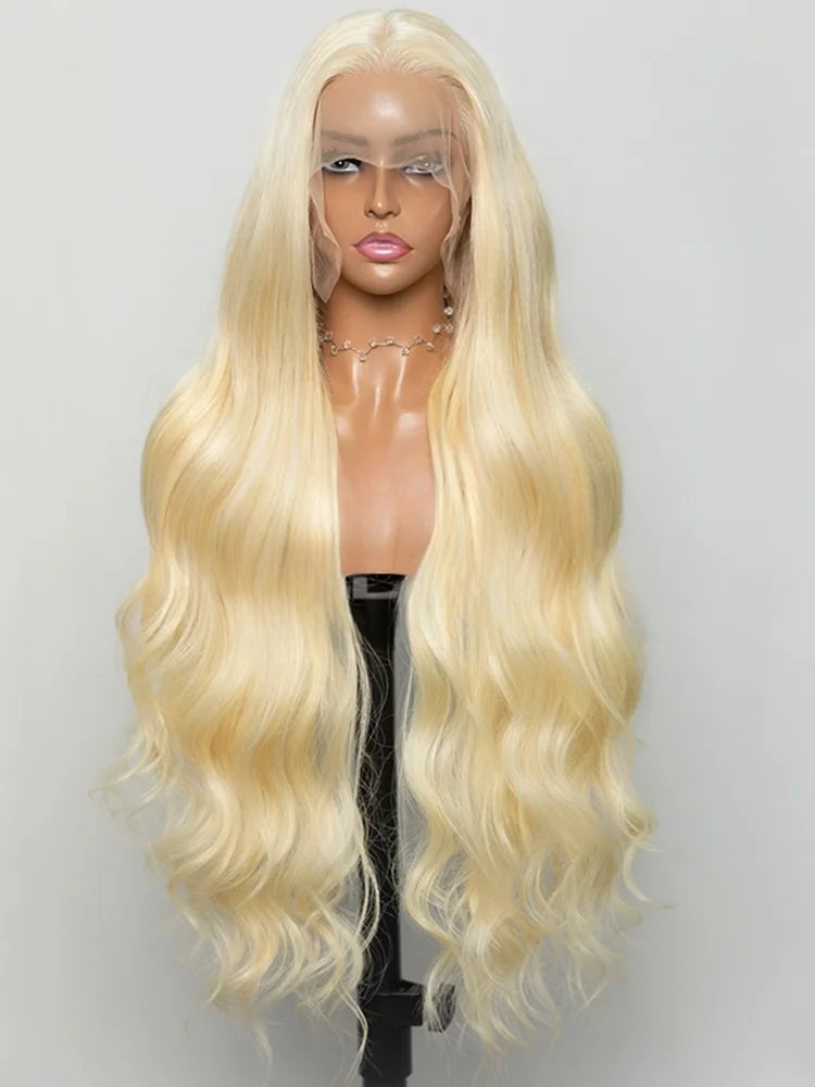 613 Hd 13x4 13x6 360 Lace Frontal Wig Lace Wig Honey Blonde Lace Front Wig Colored Human Hair Brazilian Body Wave Lace Front Wig Secondary image