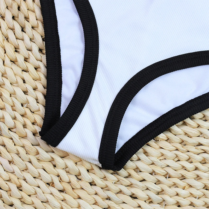 Woman Swimwear 2026 High Waist Bikinis Shorts Women's Swimsuit Luxury Ribbed Two-piece Bathing Suits Summer Bikini Set Swim Suit
