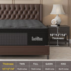 10"12"14"Twin Full Queen King Size Gel Memory Foam Pocket Spring Hydird Mattress In A Box Medium Firm
