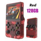 BOYHOM 256G/128G/64G R36S ARKOS 2.0 Retro Handheld Game Console 3.5'' IPS screen,Portable Pocket Game Player for  children gift