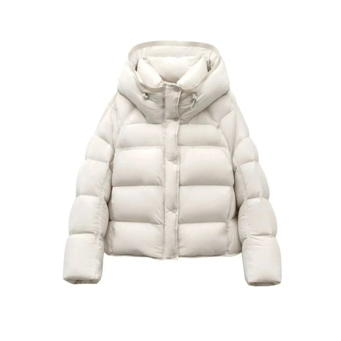 2025 New Women Cotton Padded Jacket Winter Short Hooded Loose Cotton Coat Korean Women Parkas Coat Solid Outwear Women Puffer Secondary image