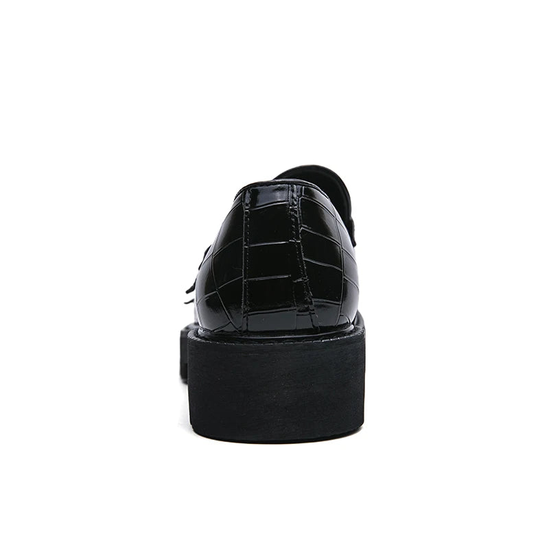Man Shoes Genuine Leather Men Casual Shoes Business Formal British Style Luxury Male Loafers For Men Green Plus Size 38 44 45 46