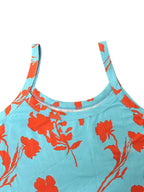 Gradient Printed Long Dress Summer New Women's Fashionable Printed Sexy Sleeveless Suspender Slim Fit Hip Hugging Long Dress