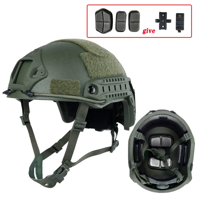 BOOIU Fast Tactical Helmet Wendy Suspension System Fiberglass Outdoor Activity Training Safety Riot And Rapid Protection Helmet