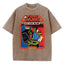 Video Games Rot Your Brains Washed Retro Mens T-Shirt Cotton Loose Tees Cotton Oversize Streetwear Breathable Tshirt Couple