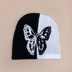 Personal Punk Skull Demon Knitted Hats Autumn and Winter Unisex Dark Series Warm Street Versatile Niche Fashion Hip Hop Beanies