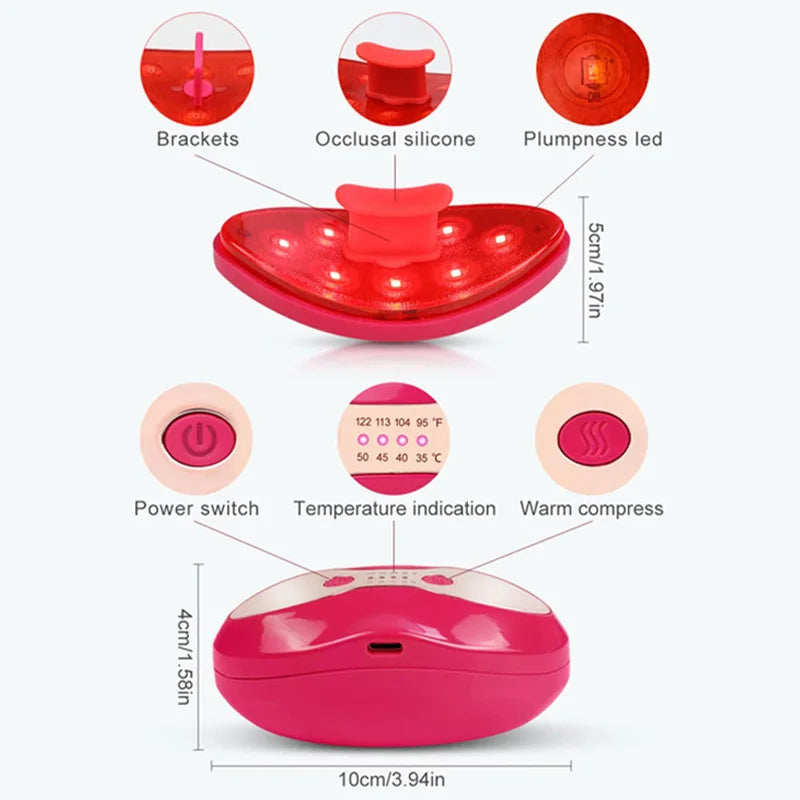 New Dudu Lip Enriching Device Electric Infrared Light Collagen Beauty Lip and Eye Protection Device Lip Enriching Device