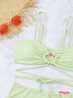 Brazilian Thong Bikini 2022 Women With Skirt Sexy Swimwear Female Padded Swimsuit Push Up Beachwear Bathing Suit Biquini Summer