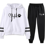 Women's Tracksuit Daily Casual Fashion Hoodies Hot Sale Single Piece Stripe Sweatshirt and Pants Comfort Outdoor Jogging Quality