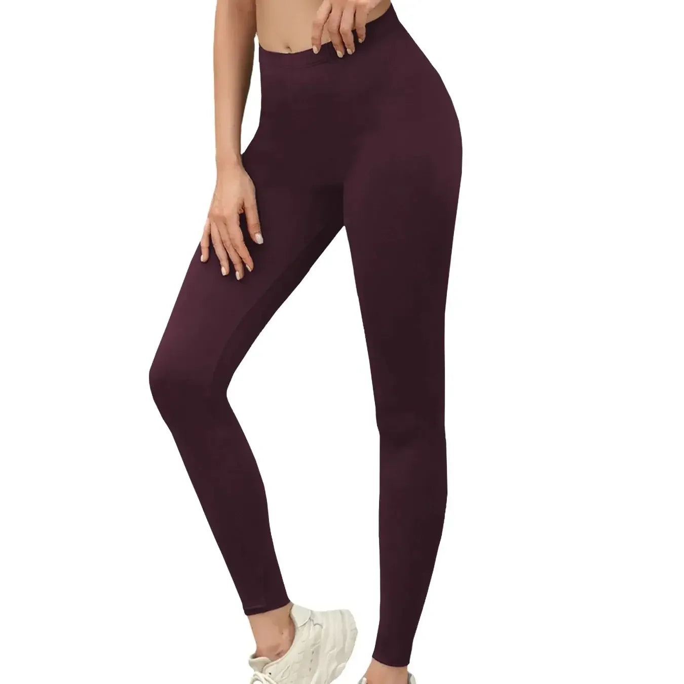 Women's Super Soft Leggings High Elasticity No See Through Workout Yoga Running Athletic Push Up Gym Long Fitness Leggings