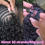 Natural Color Kinky Curly Crochet Hair Miracle Knots 100% Human Hair Soft Silky Bouncy Texture Full Head Extensions Luxury High End Hair