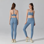 Women's Matching Activewear Set Sports Bra & High Waist Leggings 2-Piece Workout Outfit Gym Clothes for Yoga, Running & Fitness