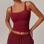 Summer Women's Workout Yoga Tank Top Quick-Dry Gym Sports Vest Female Running Tight Top Women U-Back Fitness Underwear
