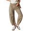 Midiross High Stretch Mid-Rise Barrel Jeans Fashion wide Leg Shape Women Casual Baggy Mid Waist Denim Pants