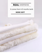 Customized Australia Lamb Wool Rug 100% Pure Sheepskin Seat Cushion Real Sheep Hair Fur Mat