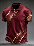 Men's 3D Print Golf Polo Shirt Short Sleeve Micro Elastic Polyester Outdoor Casual Summer Streetwear Daily Wear