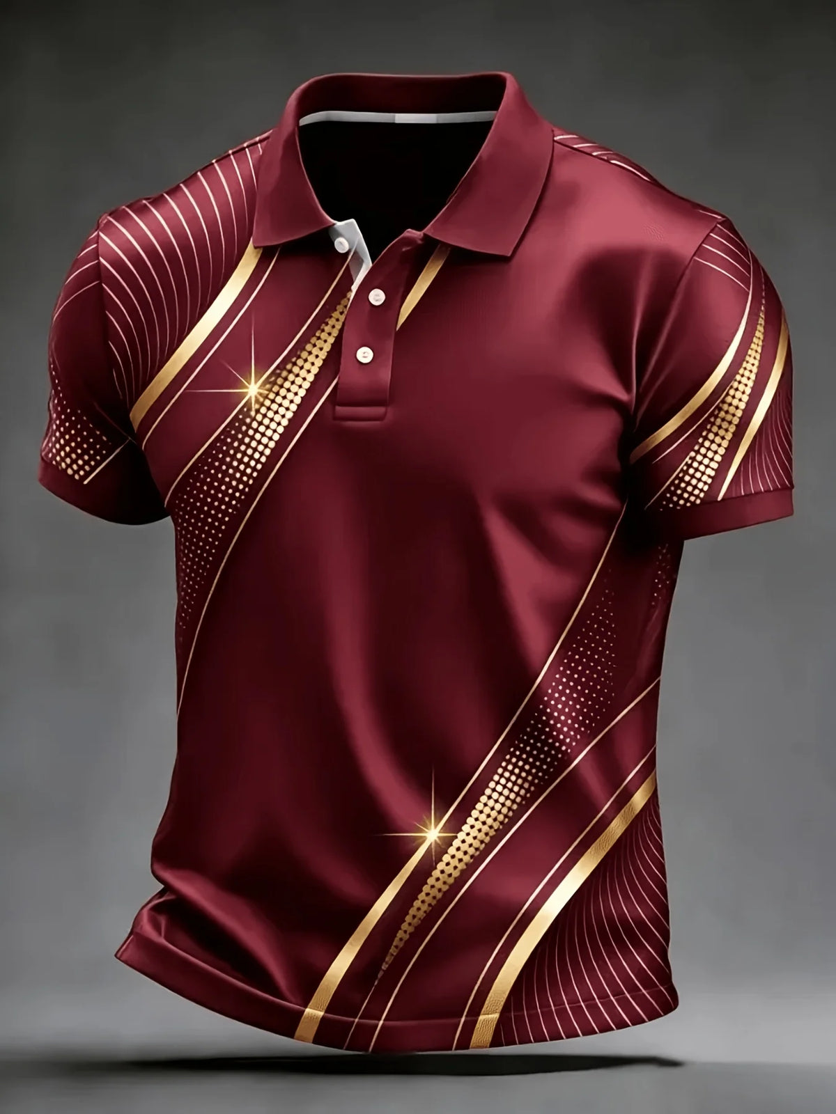 Men's 3D Print Golf Polo Shirt Short Sleeve Micro Elastic Polyester Outdoor Casual Summer Streetwear Daily Wear