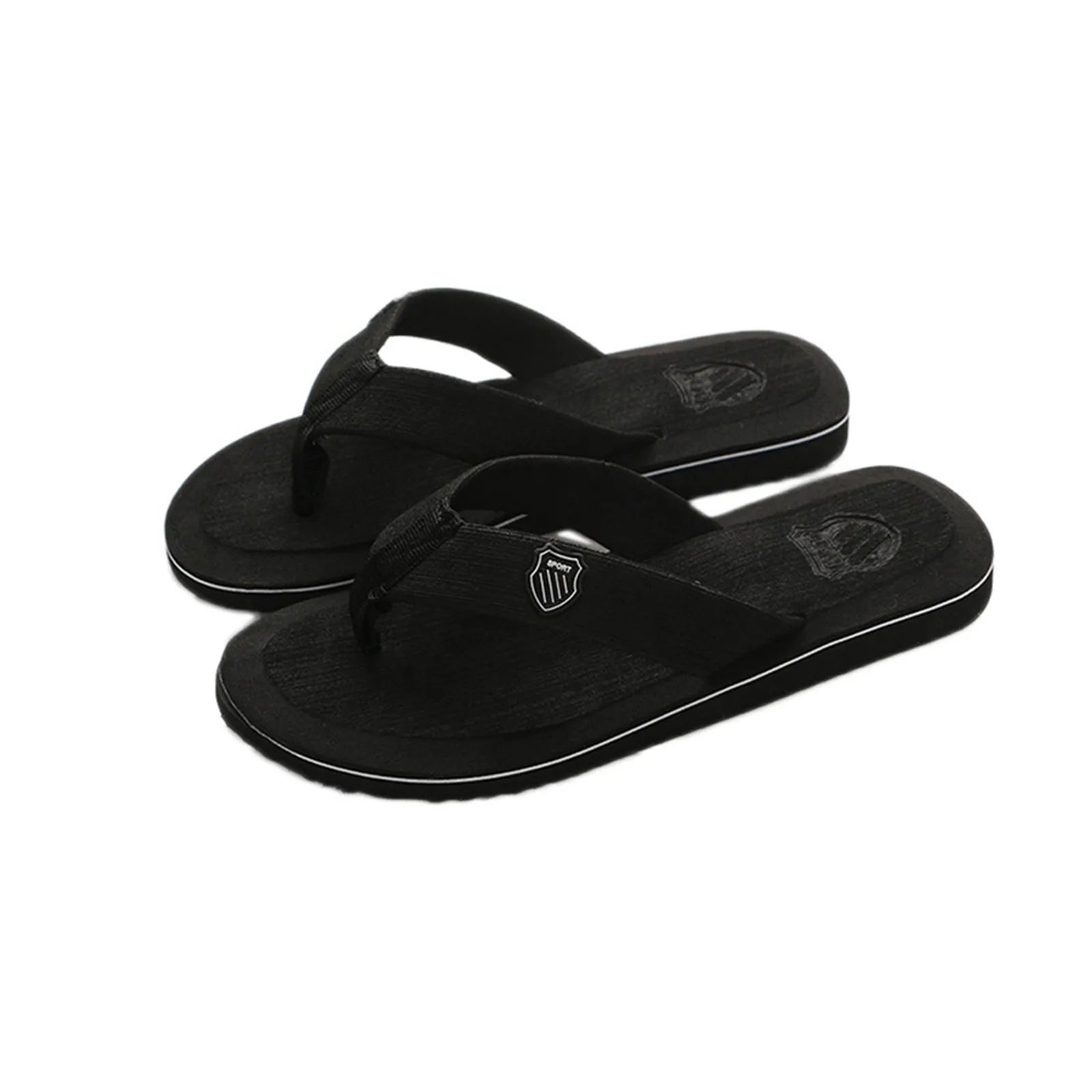 Men'S Flip Flops Simple Men'S Flip Flops Lightweight Casual Slippers Non-Slip Clip Foot Beach Vacation Seaside Play Comfortable