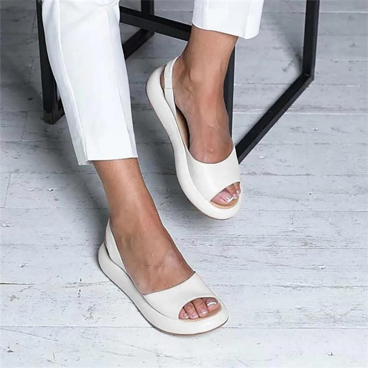 Flat Sandals Slippers Women's Casual Outdoor Fashion Beach Shoes Thick Sole Sandals Summer Slippers open toe Tailor-made Suits