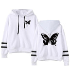 Women Tracksuit Casual Daily Hoodies Quality Single Piece Stripe Sweatshirt and Sweatpants Comfort Outdoor Jogging Autumn Winter