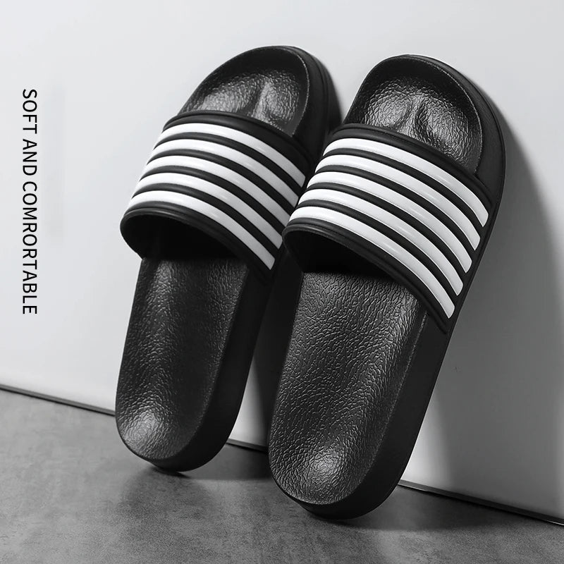 Summer Men's Slides Man Shoe Non-slip Casual Slippers Indoor Outdoor EVA Sandalias Beach Garden Sandals Size39-48 Main image