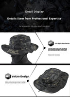 New Camouflage Tactical Boonie Cap Wide Brim Bucket Benny Hats Men Women Outdoor Sports Multicam Caps For Fishing Hiking Hunting
