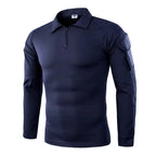 Men's Outdoor Tactical Hiking T-Shirts,Hunting Camouflage Long Sleeve Hunting Climbing Shirt,Male Breathable Sport Clothes