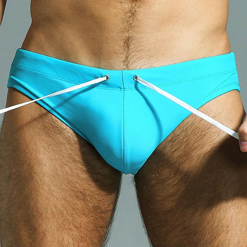 Mens Swimwear Sexy Briefs Swimsuits Trunks Beachwear Summer Surf Board Wear Men Swimming Brief Bikini Underwear Spa Underpants Secondary image