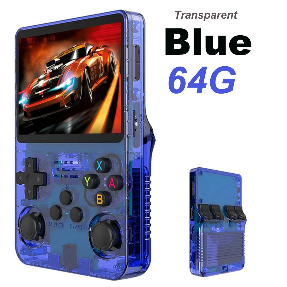 BOYHOM 256G/128G/64G R36S ARKOS 2.0 Retro Handheld Game Console 3.5'' IPS screen,Portable Pocket Game Player for  children gift Main image