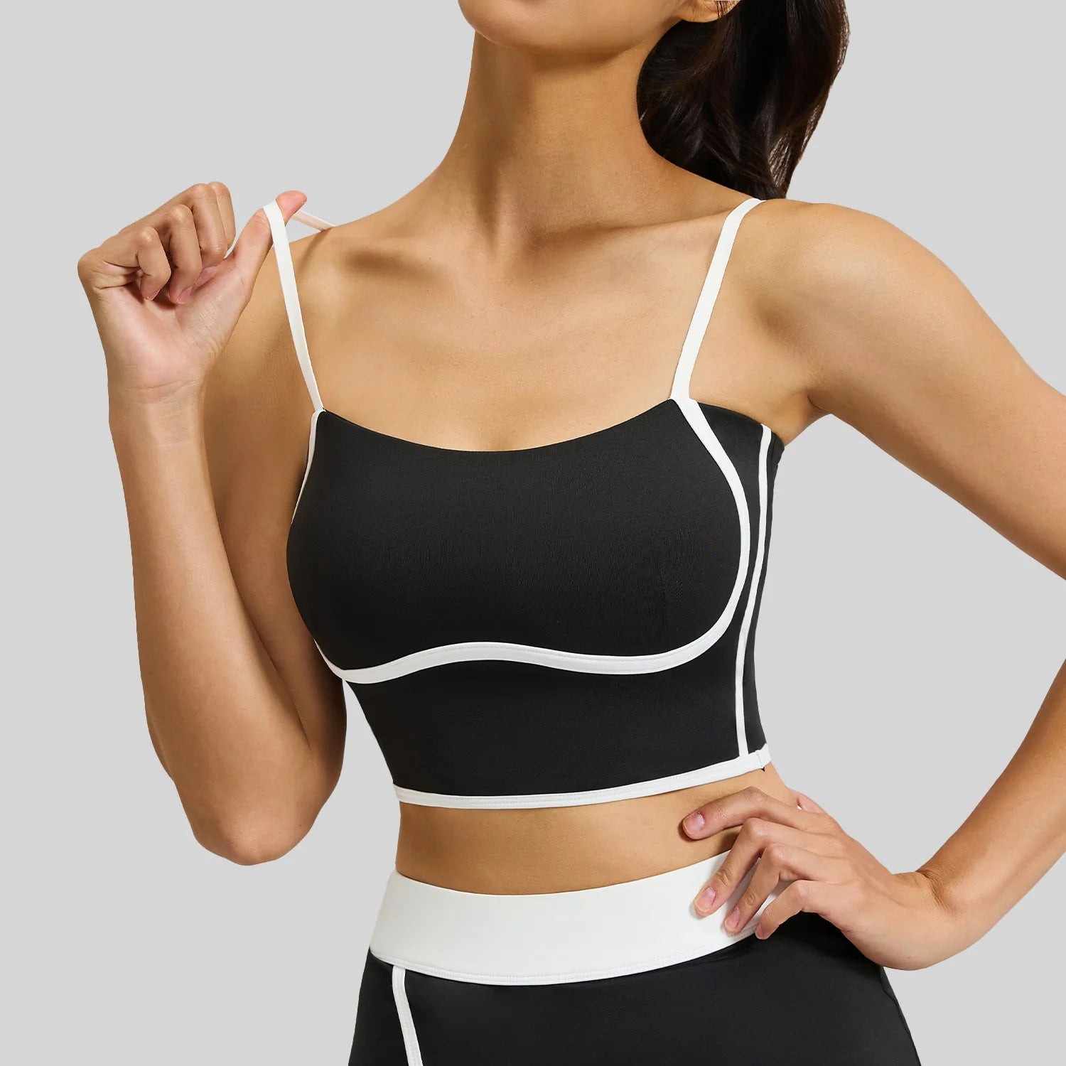 Women's Yoga Sports Bras Padded Gym Top Beauty Back Workout Crop Top Adjustable Shoulder Strap Fitness Bra Tight Yoga Wear