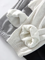 Thick Warm Fleece Sweatpants Women Winter Straight Leg Pants Gray Velvet Trousers Pants Jogger For Women Sweatpants Outfits