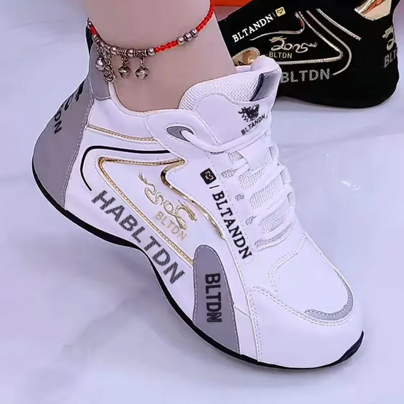 Sneakers Women Autumn Breathable Ladies Lightweight Lace Up Vulcanized Shoes for Women Walking Designer Shoes Zapatos De Mujer Secondary image