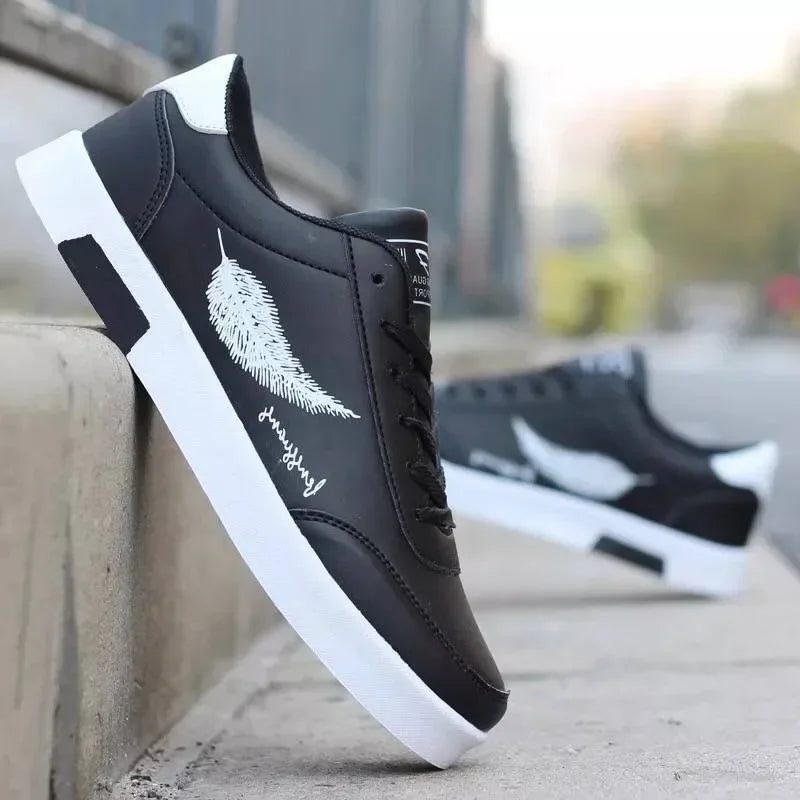 Men Sneakers 2026 Summer Men's White Sports Shoes Fashion Male leather casual Shoe Zapatillas Hombre Chaussure Homme