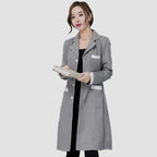 Beauty Salon Work Wear High Quality Spa Uniforms Tattooist Work Clothing Lab Coat Summer Purple Long Sleeve Scrubs Uniform New
