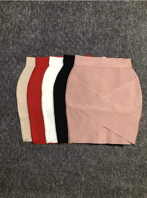Women Bandage Pencil Skirt High Waist Crisscross Bodycon Mini Skirts High Street Evening Club Party Top Quality Nightwears