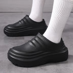 Work Shoes Waterproof, Oil-Proof, Non-Slip, Thick-Soled, Wear-Resistant, Special Soft-Soled Labor Protection Shoes for Kitchen C