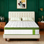 Twin Mattress 10 Inch - Memory Foam Hybrid with Pocket Springs, Medium Firm, Pressure Relief for All Sleep Positions