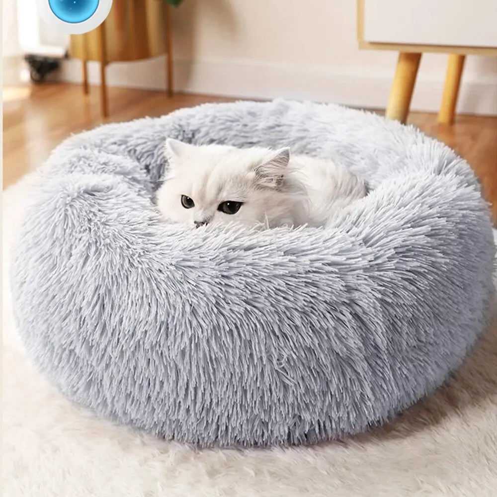 Super Cat Bed Warm Sleeping Cat Nest Soft Long Plush Best Pet Dog Bed for Dogs Basket Cushion Cat Bed Cat Mat Animals Sleeping Secondary image