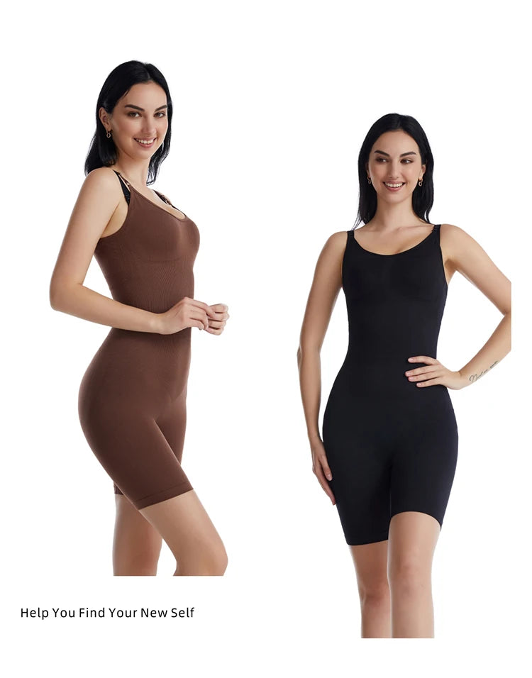 Women Bodysuit Shapewear Tummy Control Full Body Shaper Slimming Sheath Butt Lifter Push Up Thigh Slimmer Abdomen Shapers Corset