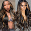 1B/30 Ombre Highlight Lace Front Wigs Human Hair 13x6 Body Wave Wig Human Hair 13x4 Transparent Lace Frontal Wigs For Women