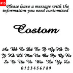 Customized Name Letter Necklace Personalized Stainless Steel Simple Pendant Clavicle Chain Women's Jewelry Valentine's Day Gift
