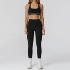 Yoga Set 2/3PCS Sports Outfits Women Clothes Fitness Tracksuit Gym Legging Workout Long Sleeved Female Bra Yoga Suit Sportswear
